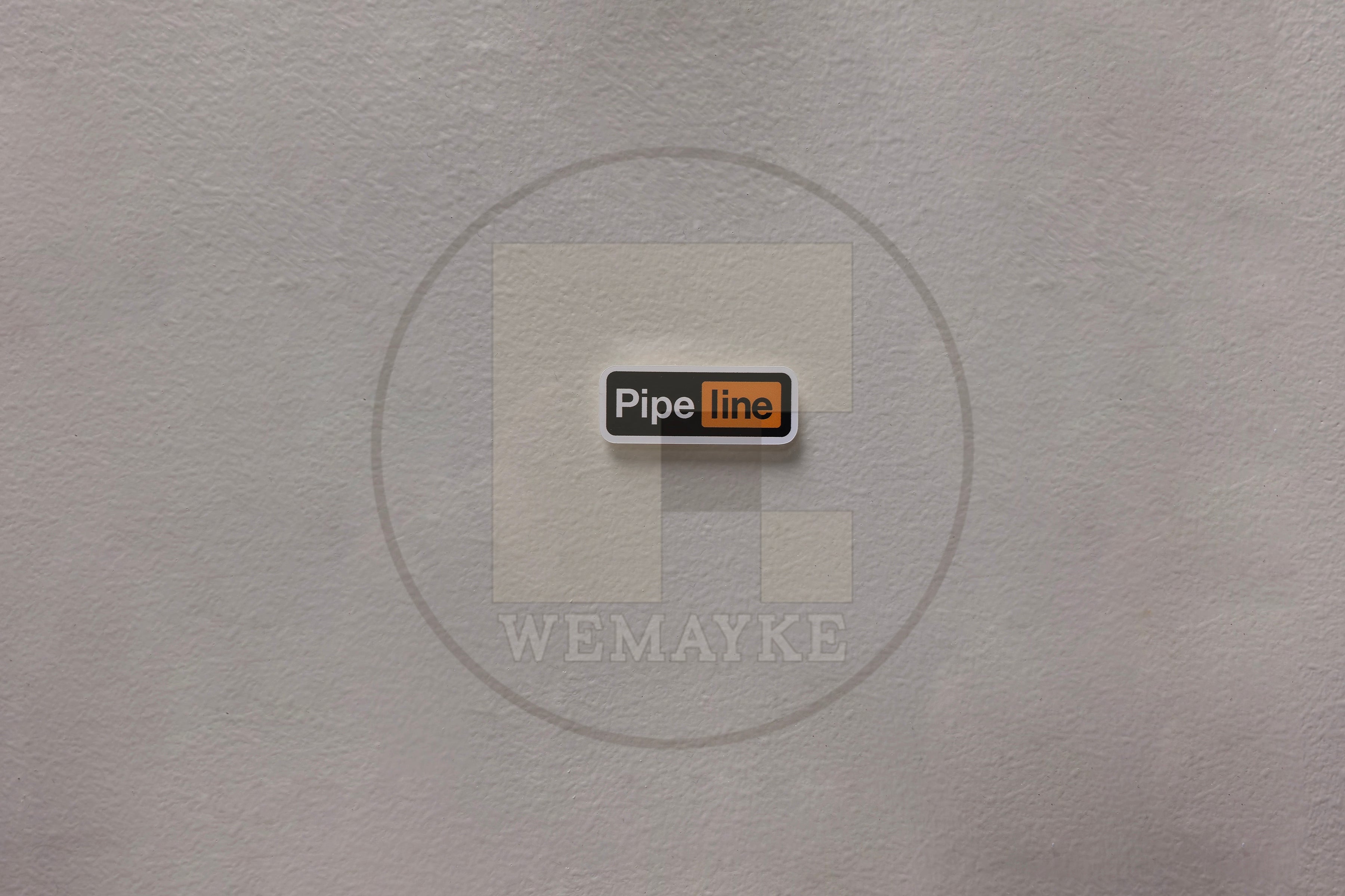 (S166) Pipeline Decal / Sticker (Pack of 6)